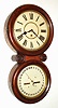 Waterbury Clock Co., Waterbury, Conn., "Calendar No. 34", 8 day double dial calendar time piece, c1890