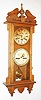 Waterbury Clock Co., Waterbury, Conn., "Calendar No. 33", 8 day, time and strike, double dial calendar clock, c1908