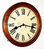 Waterbury Clock Co., Waterbury, Conn., "18 Inch Balcony", 8 day, double wind spring gallery time piece, c1915.
