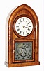 Brewster and Ingrahams, Bristol, Conn. rosewood 8 day, time and strike beehive clock, c1850