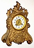 Waterbury Clock Co., Waterbury, Conn., cast metal 8 day, time and strike mantel clock, c1906