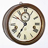 Seth Thomas Clock Co., Thomaston, Conn., 8 day, brass ship's time piece, c1880