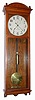 Seth Thomas Clock Co., Thomaston, CT, "REGULATOR No. 20", oak cased, 8 day, weight driven time piece, c1900