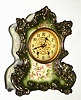 Waterbury Clock Co., Waterbury, Conn., "Parlor No. 94" 8 day, time and strike porcelain mantel clock, c1900