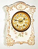 Waterbury Clock Co., Waterbury, Conn., "No. 36" 8 day, time and strike porcelain mantel clock, c1900