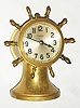 Waterbury Clock Co., Waterbury, Conn., "Ensign" 8 day brass ship's time piece, c1929