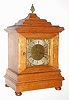 New Haven Clock Co., New Haven, Conn., "Chime No. 4", 8 day, time and strike, Westminster chime Wilcox patent mantel clock. Label inside the rear door reads: "Gunthers Chime Clocks Manufactured by The New Haven Clock Co." c1910.