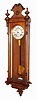 Gustav Becker, 8 day weight Vienna regulator wall time piece, c1890.