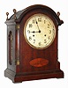 New Haven Clock Co., New Haven, Conn., "Chime No. 7", 8 day, time and strike, Westminster chime Wilcox patent mantel clock, c1911. A label inside Chime No. 4 read "Gunthers Chime Clocks Manufactured by The New Haven Clock Co.". This clock may have had a similar label.