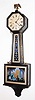 New Haven Clock Co., New Haven, Conn., "Washington Chime", 8 day, time and strike, Westminster chime banjo clock, c1923.