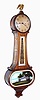 New Haven Clock Co., New Haven, Conn., "Wilson", 30 day double wind banjo time piece, c1920.