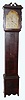Riley Whiting, Winchester, Conn. 30 hour, time and strike, wood movement tall clock, c1825