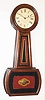 E. Howard and Co., Boston, Mass., "No 1/2" grained wood 8 day banjo time piece, c1870