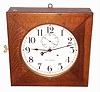Seth Thomas Clock Co., Thomaston, Conn., "Hudson" mahogany 30 day gallery time piece, 1937