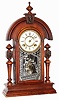 Ansonia Clock Co. "King" black walnut 8 day, time and strike parlor clock, c1880