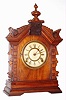 Ansonia Clock Co., New York, "Toronto" mahogany 8 day, time and strike cabinet clock, c1894