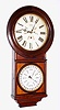 Welch, Spring, and Co., Forestville, Conn., "No. 4 Round Head Regulator" 8 day rosewood calendar time piece, c1878