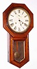 Seth Thomas Clock Co., Thomaston, Conn., "World" rosewood 15 day long drop time piece, c1896