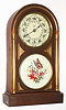 Seth Thomas Clock Co., Thomaston, Conn., "Chicago" walnut 8 day, time and strike city clock, Japanese dial, c1890