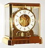 LeCoultre Swiss "Atmos" gold plate and glass perpetual mantel clock, c1966