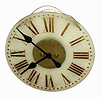 Waterbury Clock Co., Waterbury, Conn., "Window Clock" 18" beveled glass 30 hour hanging time piece, c1893