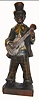 Karl Griesbaum, Germany, "Whistler", minstrel with top hat and guitar, spring driven movement, c1935