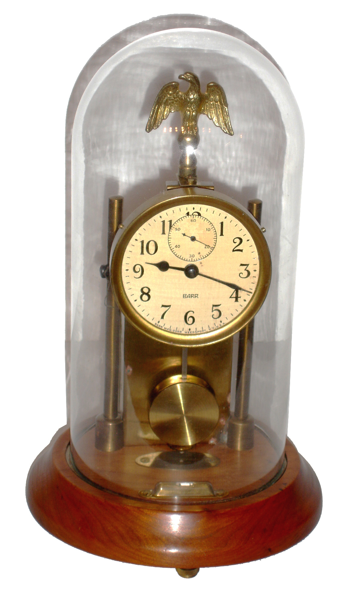 Barr Mfg. Corp., Weedsport, N.Y. electrical impulse pendulum clock, c1925 — Antique Clocks Price Guide