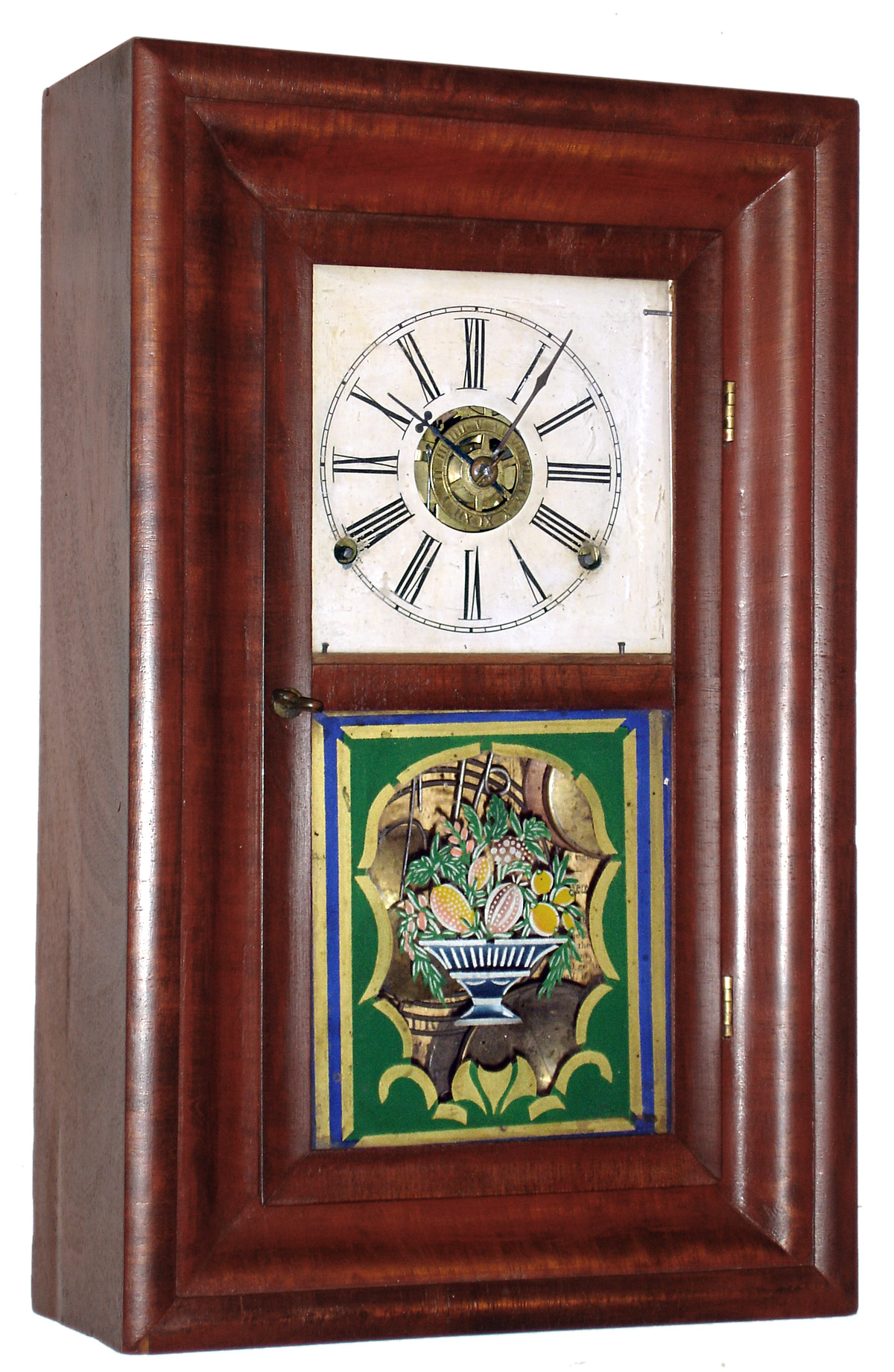 Smith and Goodrich, 30 hour, fusee time/strike/alarm miniature OG shelf clock, c1850. — Antique Clocks Price Guide