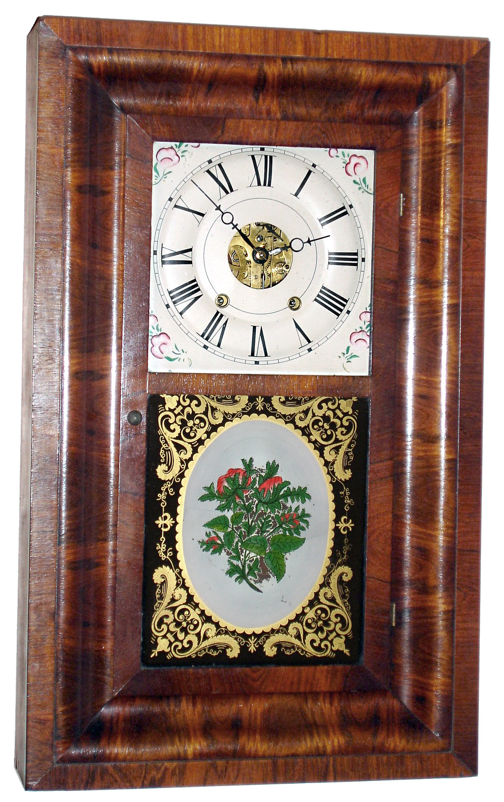 Seth Thomas Clock Co., Thomaston, Conn., 8 day, time and strike OG shelf clock, c1870 — Antique Clocks Price Guide