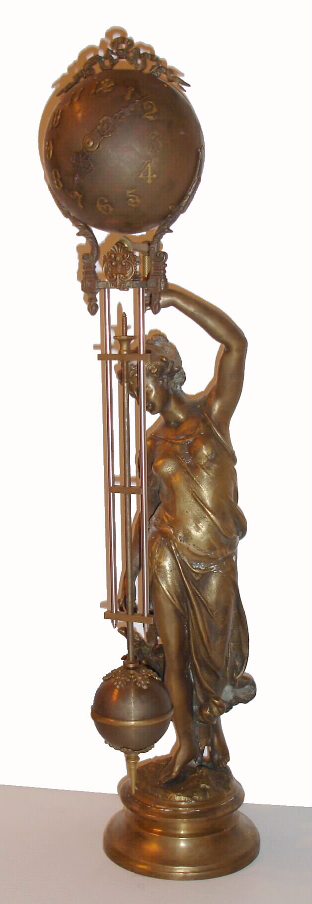 Reproduction of Ansonia "Huntress 8 day swinger, 21st century. — Antique Clocks Price Guide