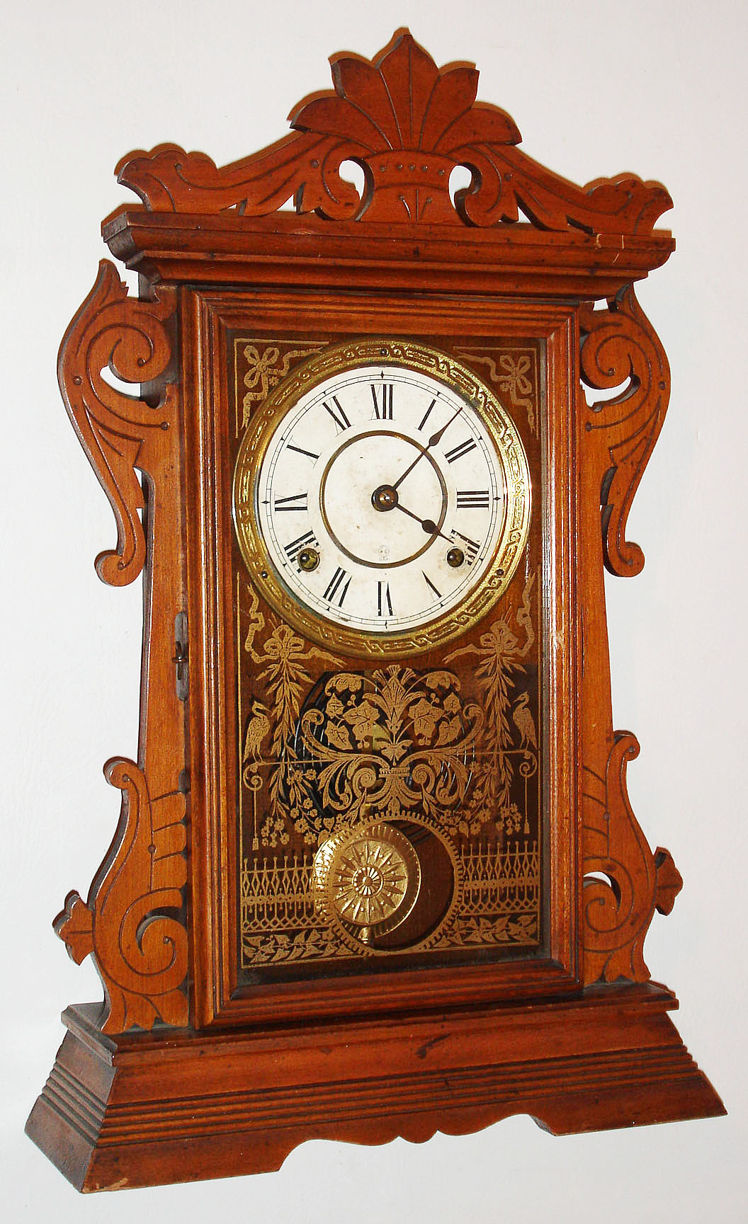 Seth Thomas Clock Co., Thomaston, Conn., "Newark", 8 day, time and strike city series mantel clock, c1894 — Antique Clocks Price Guide