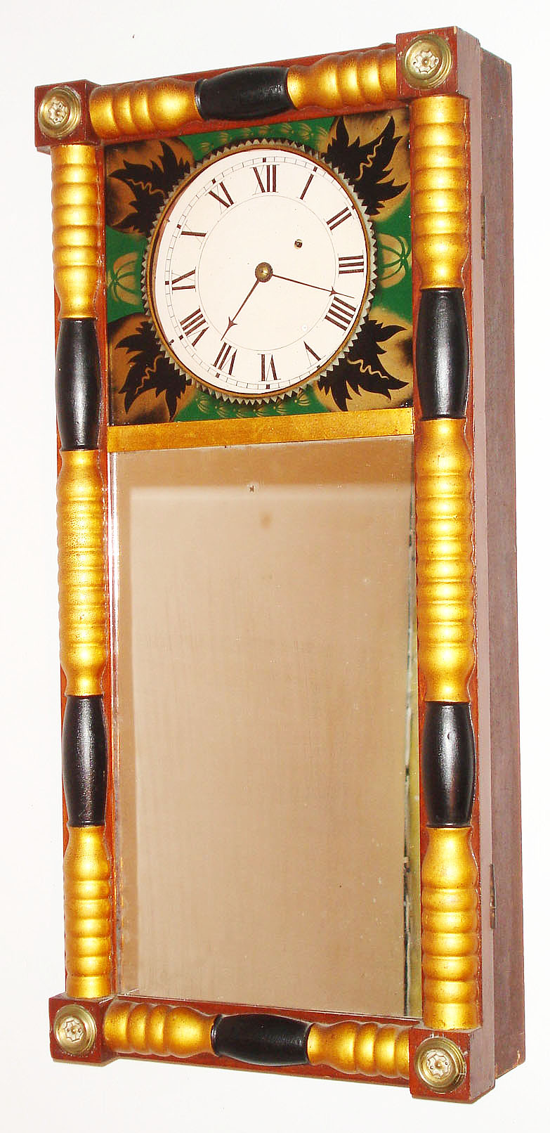Unsigned New Hampshire Mirror timepiece, c1830-40 — Antique Clocks Price Guide