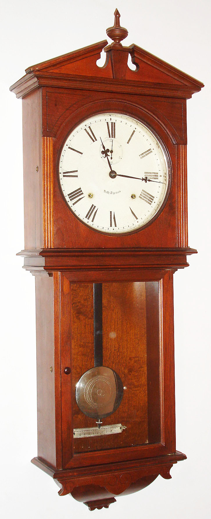 Seth Thomas Clock Co., Thomaston, Conn., "Umbria", 8 day, time and strike brass movement, c1894. — Antique Clocks Price Guide