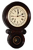 New Haven Clock Co., New Haven, Conn., "10" Saxon" rosewood 8 day time and calendar wall clock, c1900