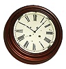 Brewster and Ingrahams, Bristol, Connecticut, attributed, 8 day, gallery timepiece, glued segment turned wooden bezel, c1845