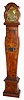 Dial signed:  Joseph Fordham, Braintree, England tall clock, 30 hour, time and bell strike, one weight driven movement with endless rope winding, now in a Bombay style highly figured crotch walnut veneer case with heavy walnut banding around trunk exterior and base.  The one handed brass dial signed "Jos. Fordham Braintree" has applied brass corner spandrels and English crown and cherub spandrel in arch, c1730