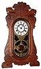 New Haven Clock Co., New Haven, Conn., "Lieutenant", 8 day, time and strike mantel clock, c1895