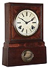 Brewster and Ingrahams, Bristol, Conn., 30 hour, time and strike, ripple molded cottage clock, c1850