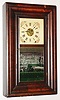J.J. Beals, Boston, Mass., 8 day, time and strike detached fusee movement OG shelf clock.  Movement was made by Birge and Fuller, c1846.