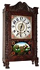 Ephraim Downs, Bristol, Conn., 30 hour, wood movement shelf clock, c1830