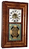 Silas Hoadley, Plymouth, Conn., 30 hour, time and strike, OG shelf clock, wooden works, c1835.