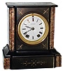 Seth Thomas Sons, Thomaston, Conn., marble 15 day time and strike mantel clock, c1874