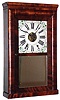 Daniel Pratt, Jr., Reading, Mass., 30 hour, time and strike, iron back plate spring Brewster and Ingrahams movement, c. 1845