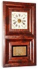 Forestville Mfg. Co., Forestville, Conn., 8 day, time and strike OG on OG shelf clock, c1845