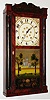 Seth Thomas, 30 hour, time and strike, wood movement half column and splat shelf clock, c1830