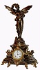 Ansonia Clock Co., New York, NY, "UNDINE" cast metal base with "GLORIA" figure, as shown in the Ansonia catalog, of 1904.