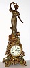 Ansonia Clock Co., New York, NY, "FLEUR-DE-LIS" and figure 1178.  This is one of the most beautiful combinations offered by Ansonia, and reflects the height of Art Nouveau style, c1904