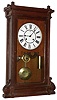 Seth Thomas Clock Co., Thomaston, Conn., "Lincoln" walnut  8 day weight driven time and strike shelf clock, dated 1888