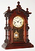 Welch, Spring and Co., Forestville, Conn., "Patti, No. 1", 8 day, time and strike mantel clock, c1885