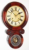 Ansonia Clock Co., New York, NY, "10-Inch Kobe", 8 day, time and strike wall clock, c1901